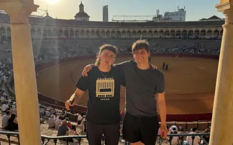 Gaspi y Vignale, juntos