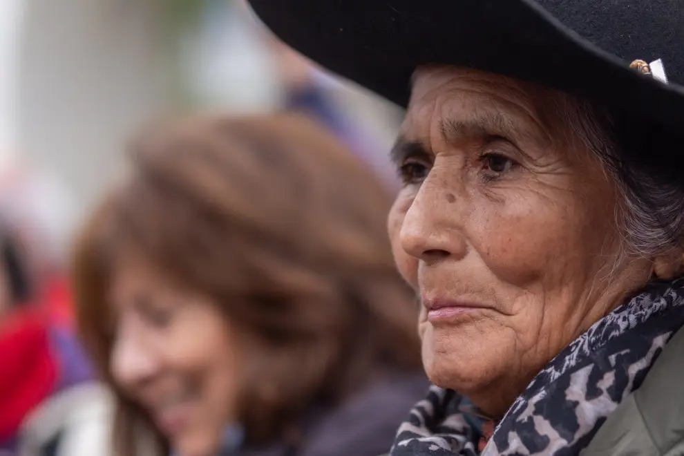Manifestación por el desalojo en las pailas Cachi 