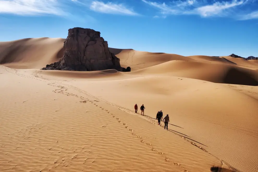 Desierto del Sahara en Argelia