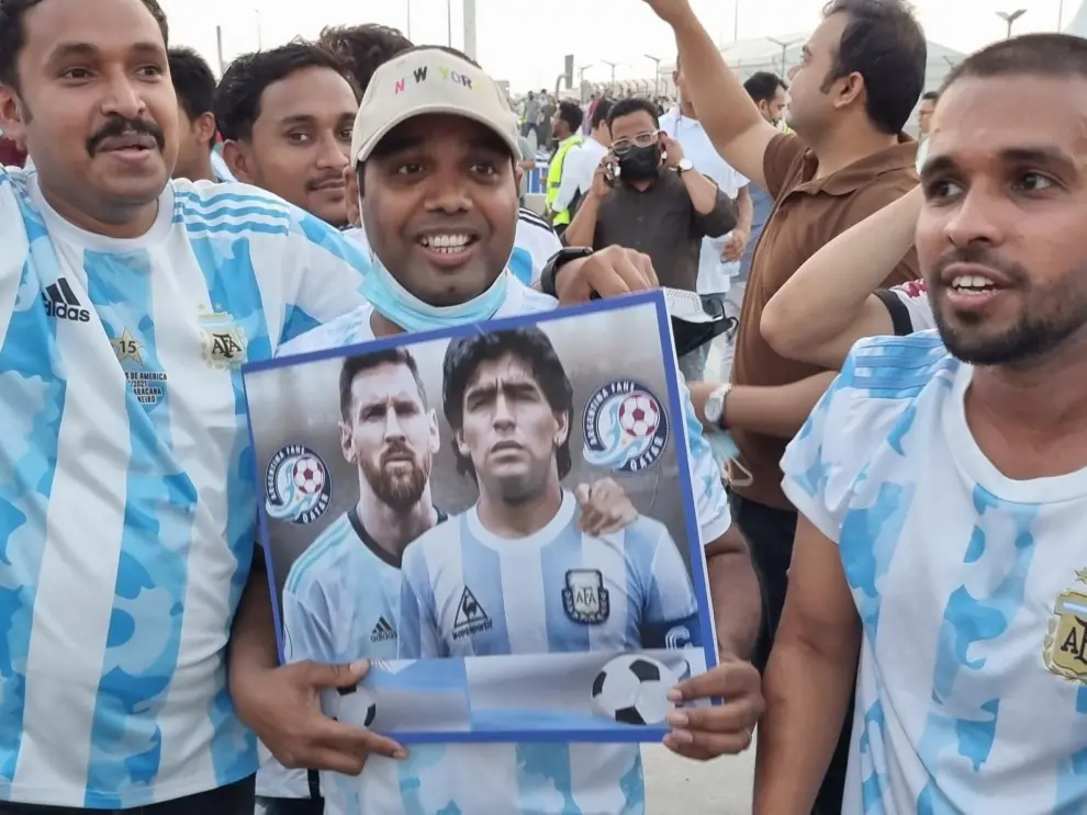 El fanatismo por la Selección se vive intensamente en Bangladesh