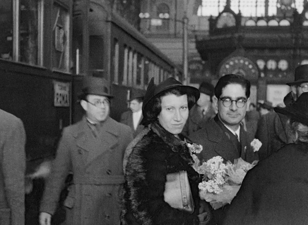 Leone y Natalia Ginzburg, los padres de Carlo.