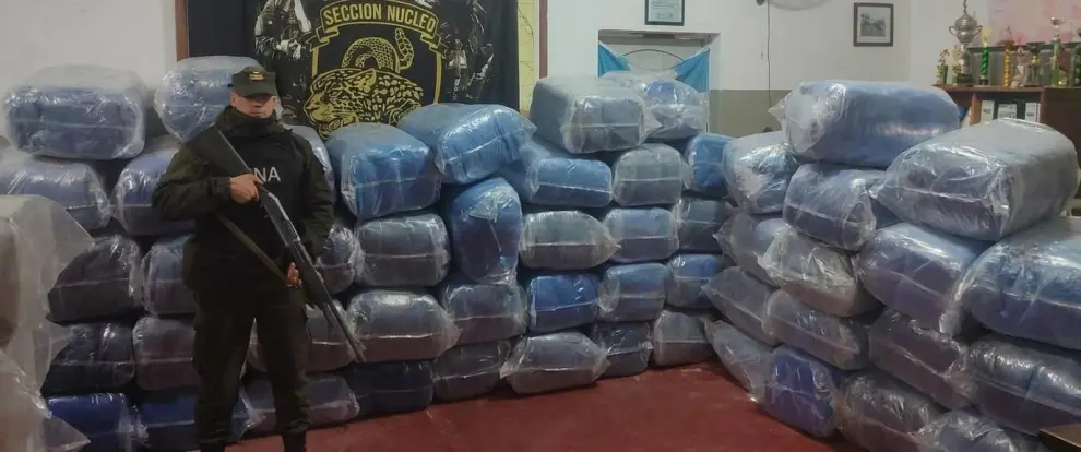 Material de contrabando incautado