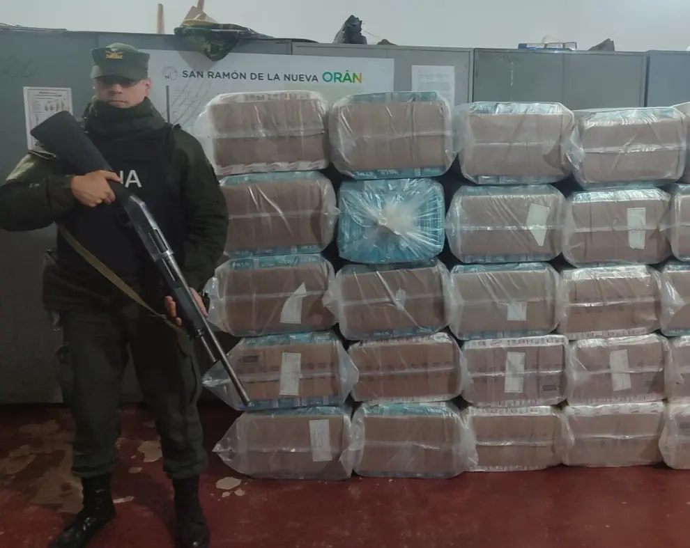 Material incautado de contrabando en la frontera de Salta