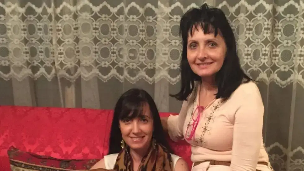 Diana De Stefani y su hija Victoria