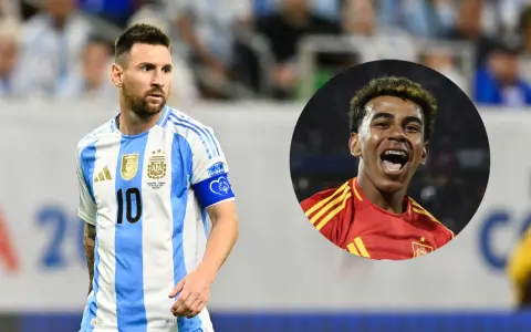 Lamine Yamal, deslumbrado con su ídolo Lionel Messi, a quien espera enfrentarlo y ganarle en el Mundial.