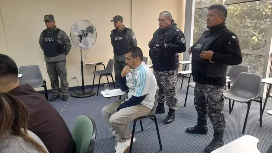 Wálter Álvarez, el gendarme condenado en Jujuy.