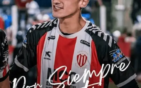 Lautaro Fagioli, futbolista de Colón de Santa Fe que falleció de un ACV.