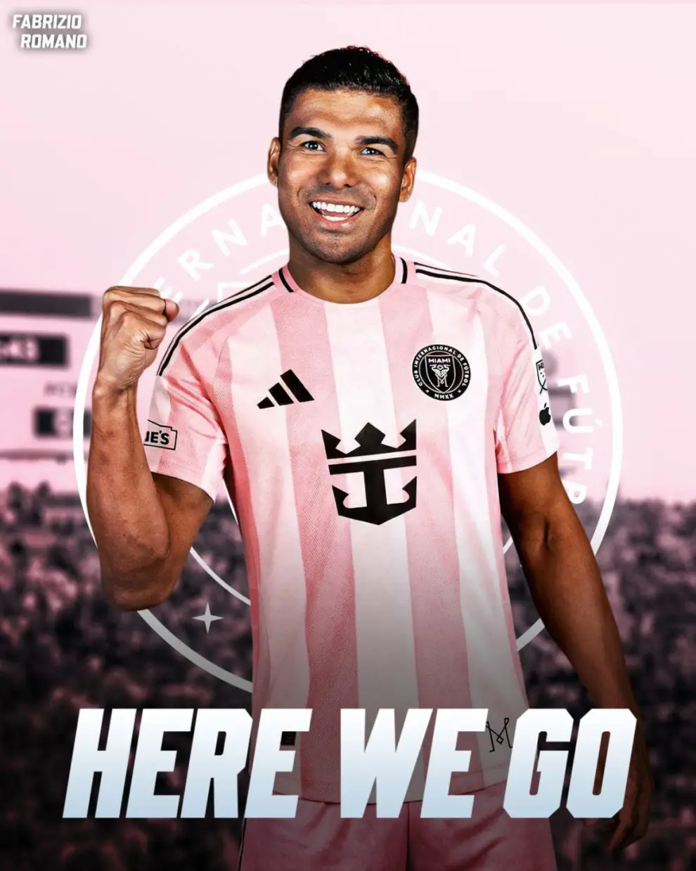 Casemiro, con la casaca del Inter Miami.