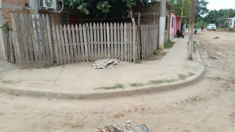 La esquina donde empezó el enfrentamiento en barrio Cherenta