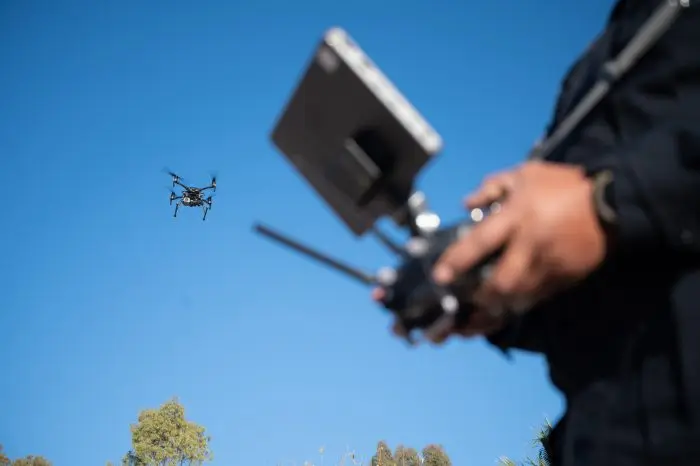 Dron en Mendoza