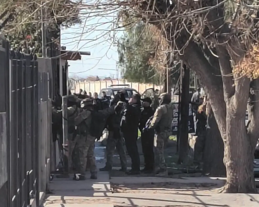 Operativo en Mendoza