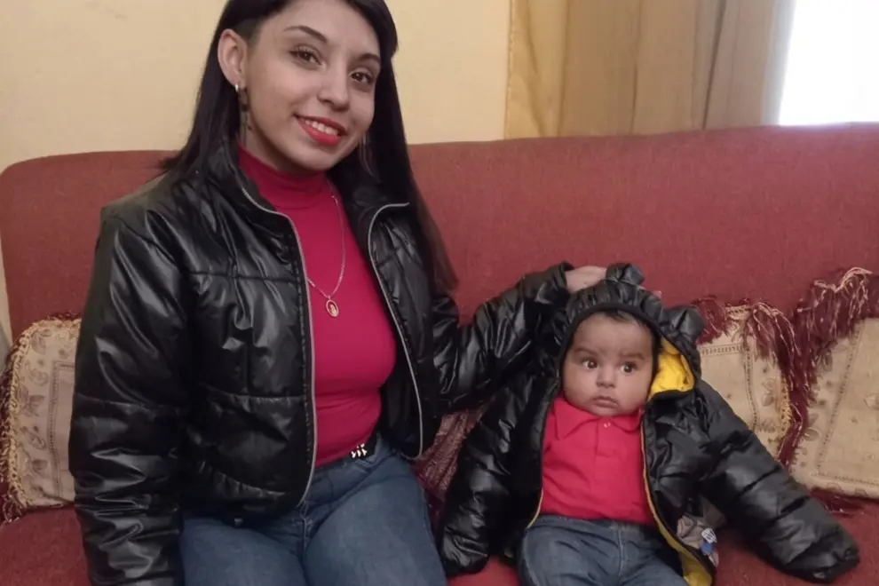 Thiago y su madre, actualmente detenida