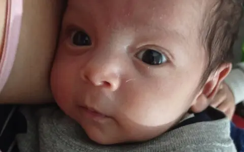 Thiago cuando tenía un año 