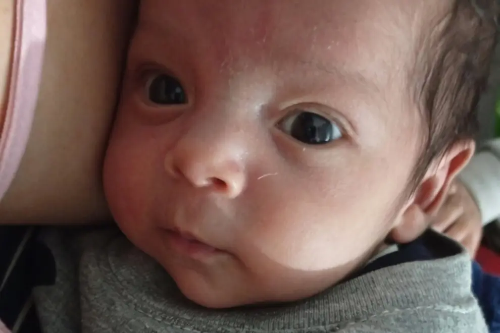Thiago cuando tenía un año
