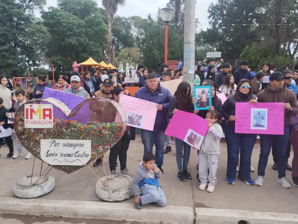 Los gonzaleños salieron a la calle a pedir Justicia para Jazmín.