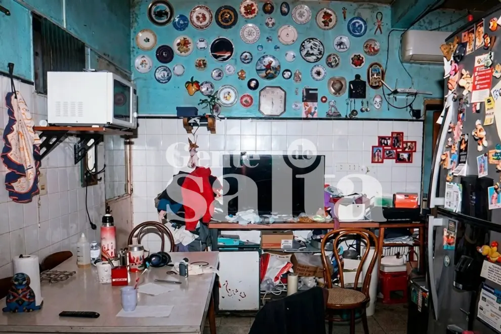 Interior de la casa de Claudio Barrelier