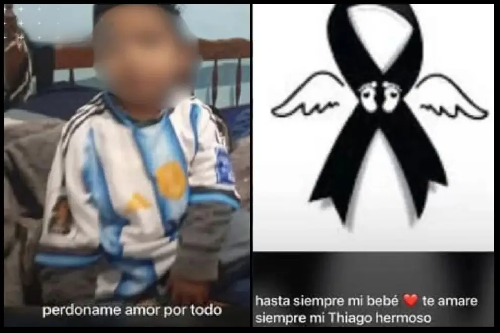 El adiós de la madre de Thiago