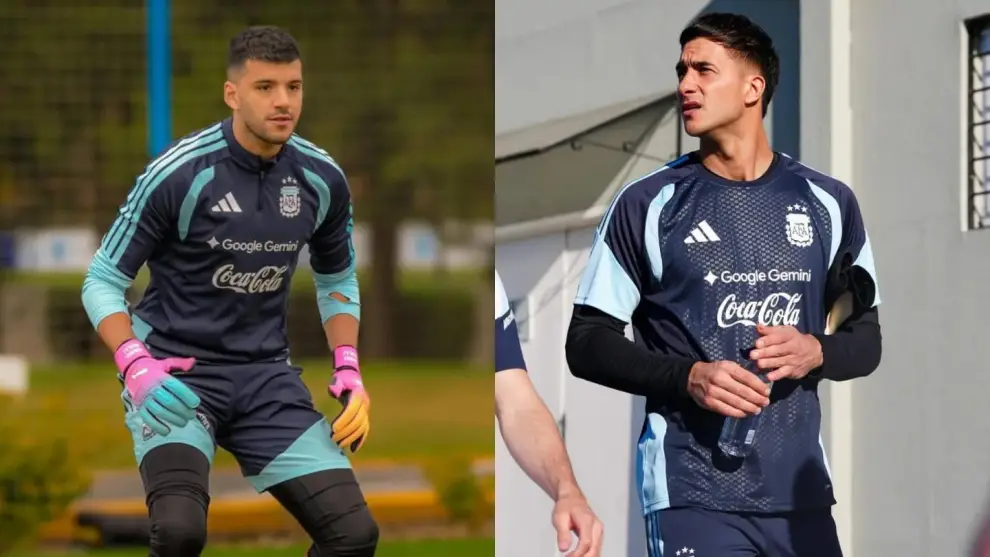 Gerónimo Rulli y Juan Musso - arqueros de la selección argentina