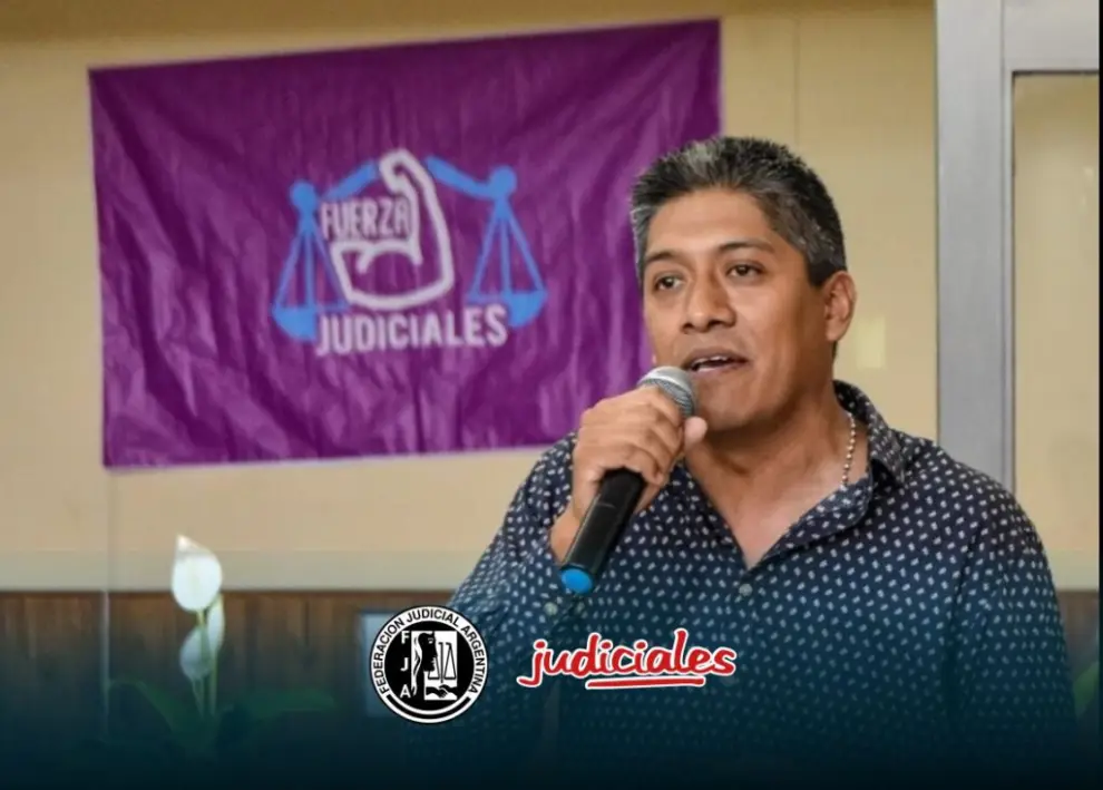 El Secretario General de la Agremiación Judicial de Salta, Matías Aramayo