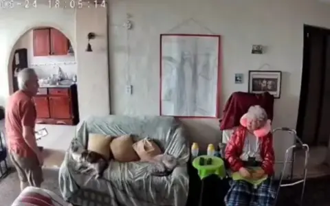 El angustiante momento que vivió una pareja de ancianos en Venezuela.