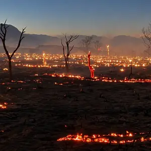 Incendios en Cafayate: Más de 220 hectáreas arrasadas, vuelos a 5.500 dólares por hora y la hoja de ruta de la fiscalía
