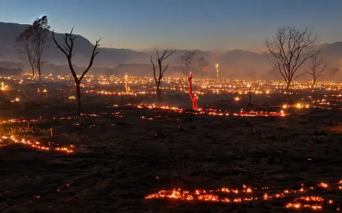 Incendios en Cafayate.