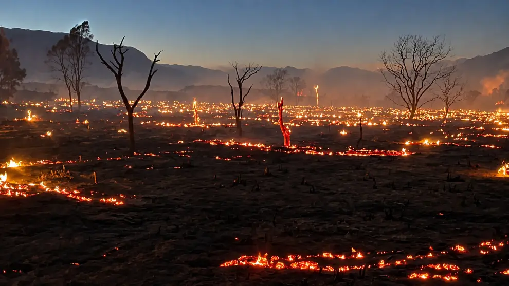 Incendios en Cafayate.