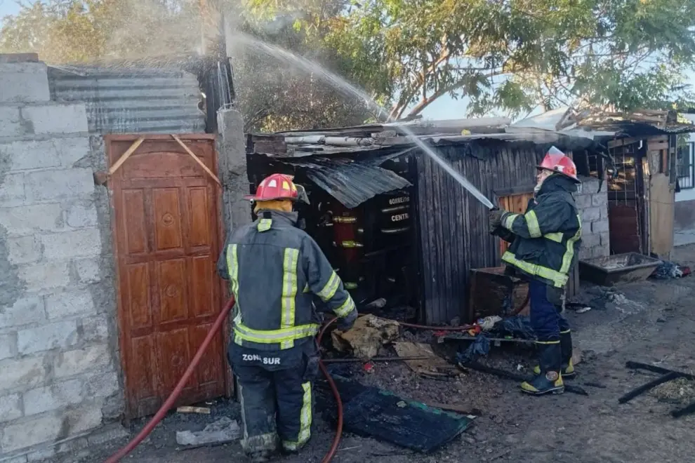 Incendio en Villa Lavalle