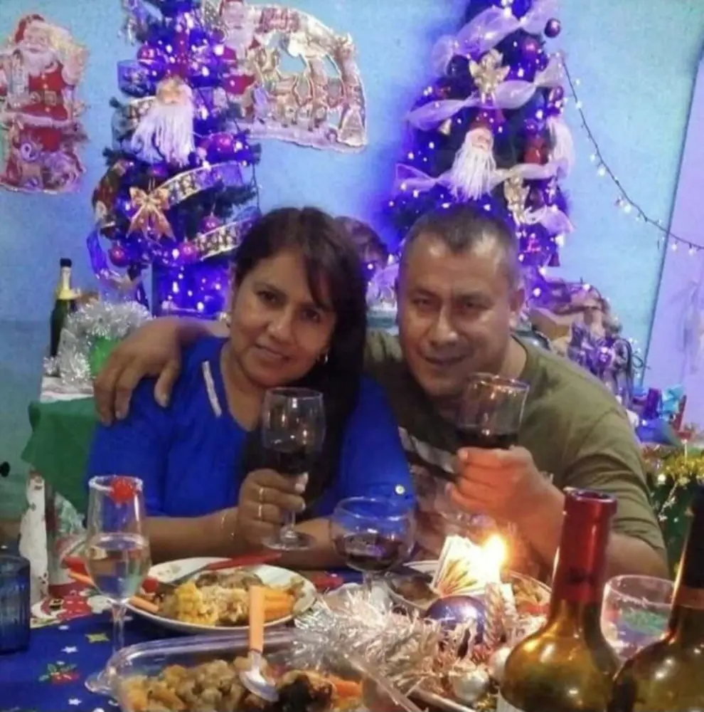 Rosmery Aramayo junto a José Eduardo Miranda