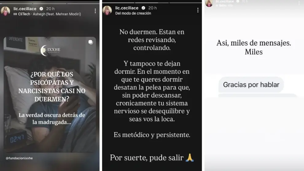 Descargos en redes sociales