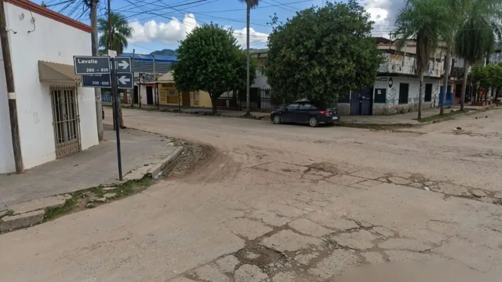 La zona donde encontraron el artefacto explosivo.