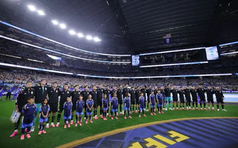 Momento del himno nacional en el Mundial 2026