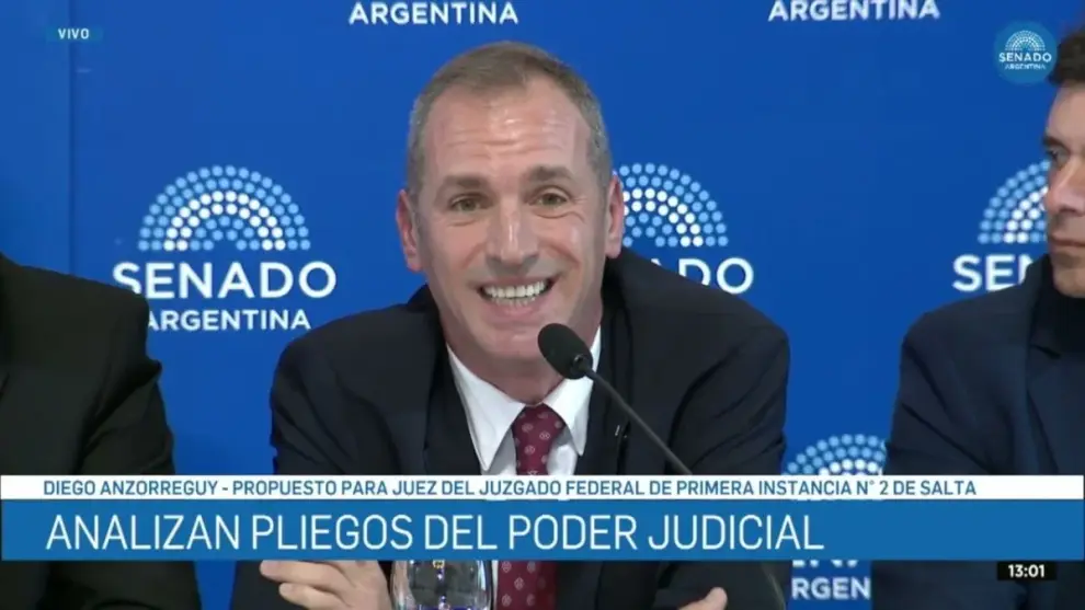 Diego Anzorreguy, el flamante titular del Juzgado Federal Nº 2 de Salta.