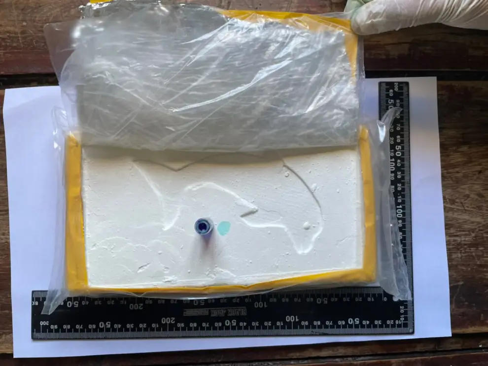 Los paquetes de la droga secuestrada