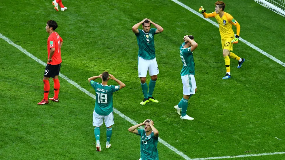 Eliminación de Alemania en Rusia 2018