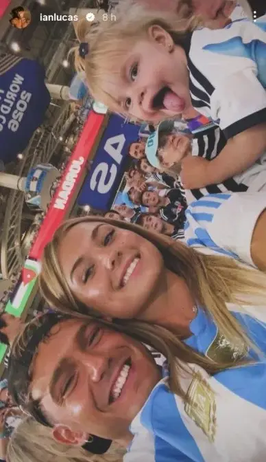Ian Lucas junto a su nueva novia, Renata Mónaco