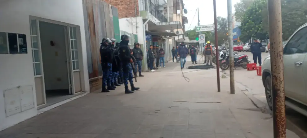 Infantería en la Municipalidad de Tartagal