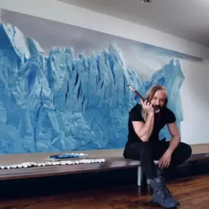 Milei devuelve la obra del Perito Moreno, pero obliga al artista a renunciar a futuras demandas