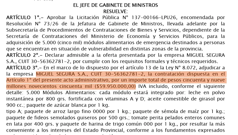 Extracto del Boletín Oficial del 30 de junio.