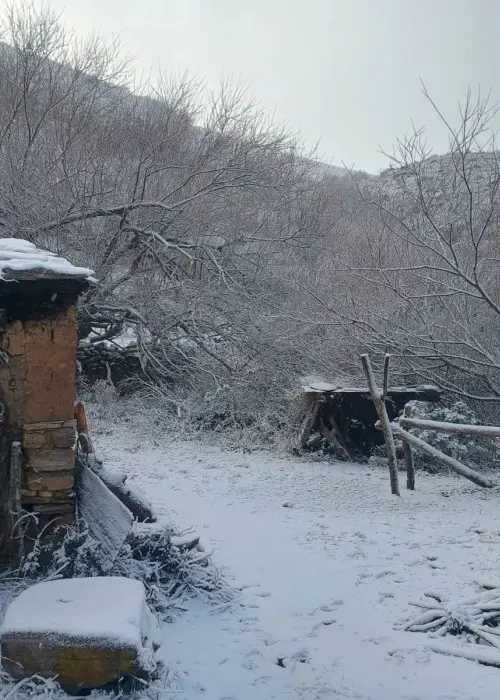 La nieve en un lugar de Guachipas