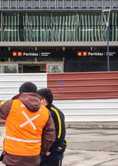 Obras en el aeropuerto Guemes