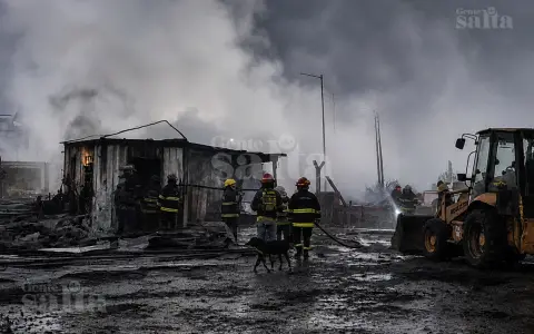 Incendio en Grand Bourg