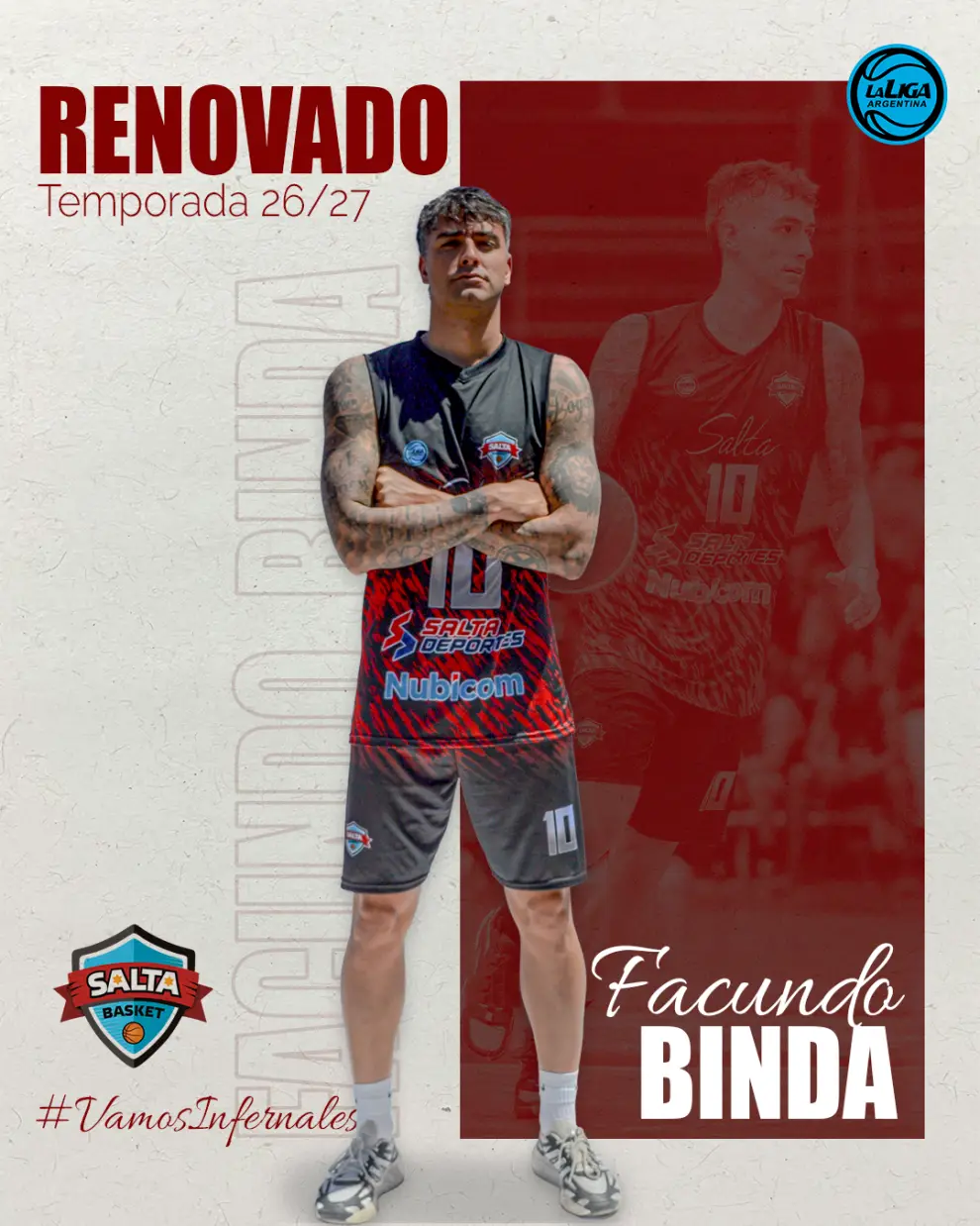 Presentación de la contuinidad de Facundo Binda en Salta.