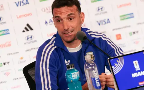La conferencia de Lionel Scaloni, en la víspera del partido de octavos ante Egipto.