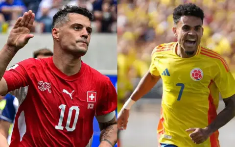 Suiza y Colombia, por el último boleto a cuartos de final