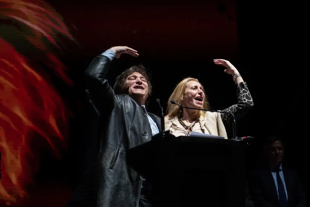 Javier y Karina Milei