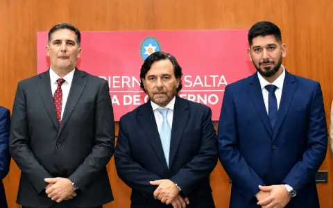 juramento a Nicolás Avellaneda como ministro de Seguridad y a Ignacio Vilchez como secretario de Seguridad.