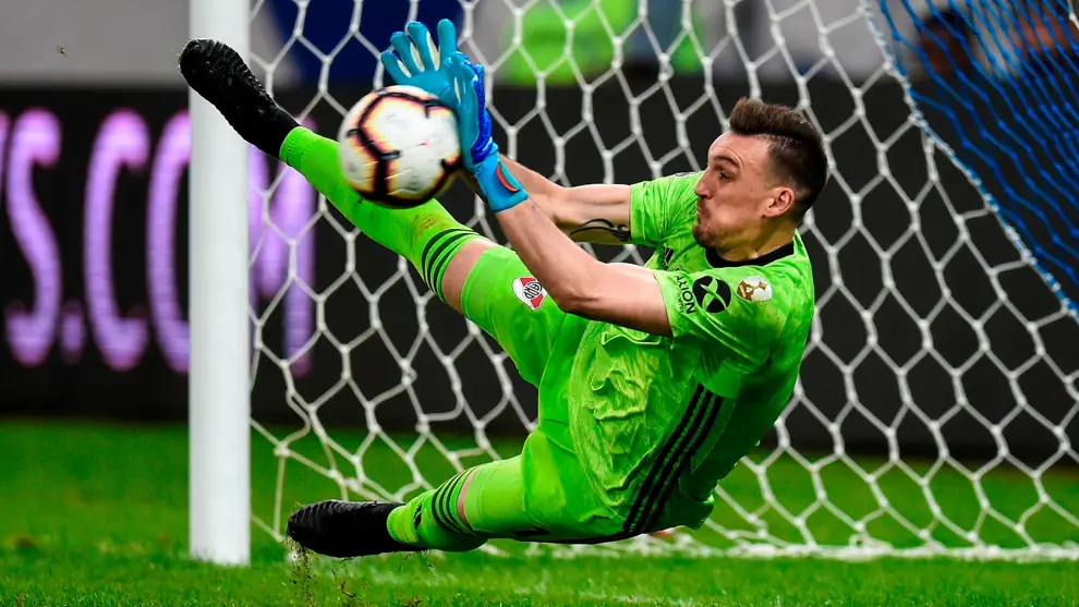 Franco Armani en acción.