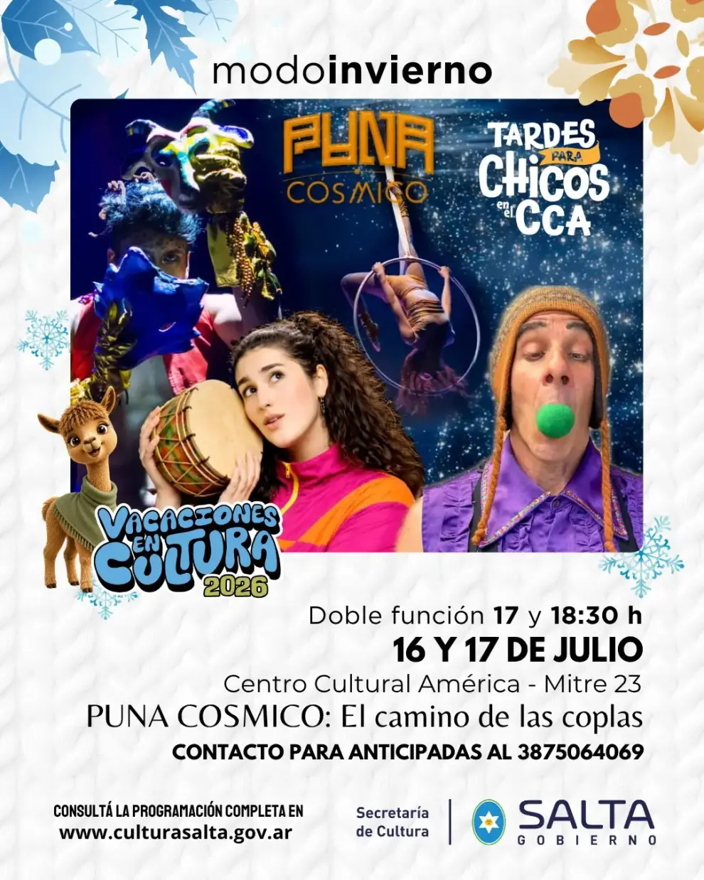Teatro infantil en vacaciones de invierno