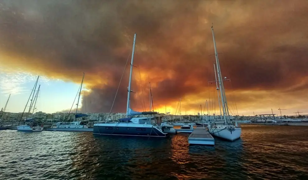 Incendio en España